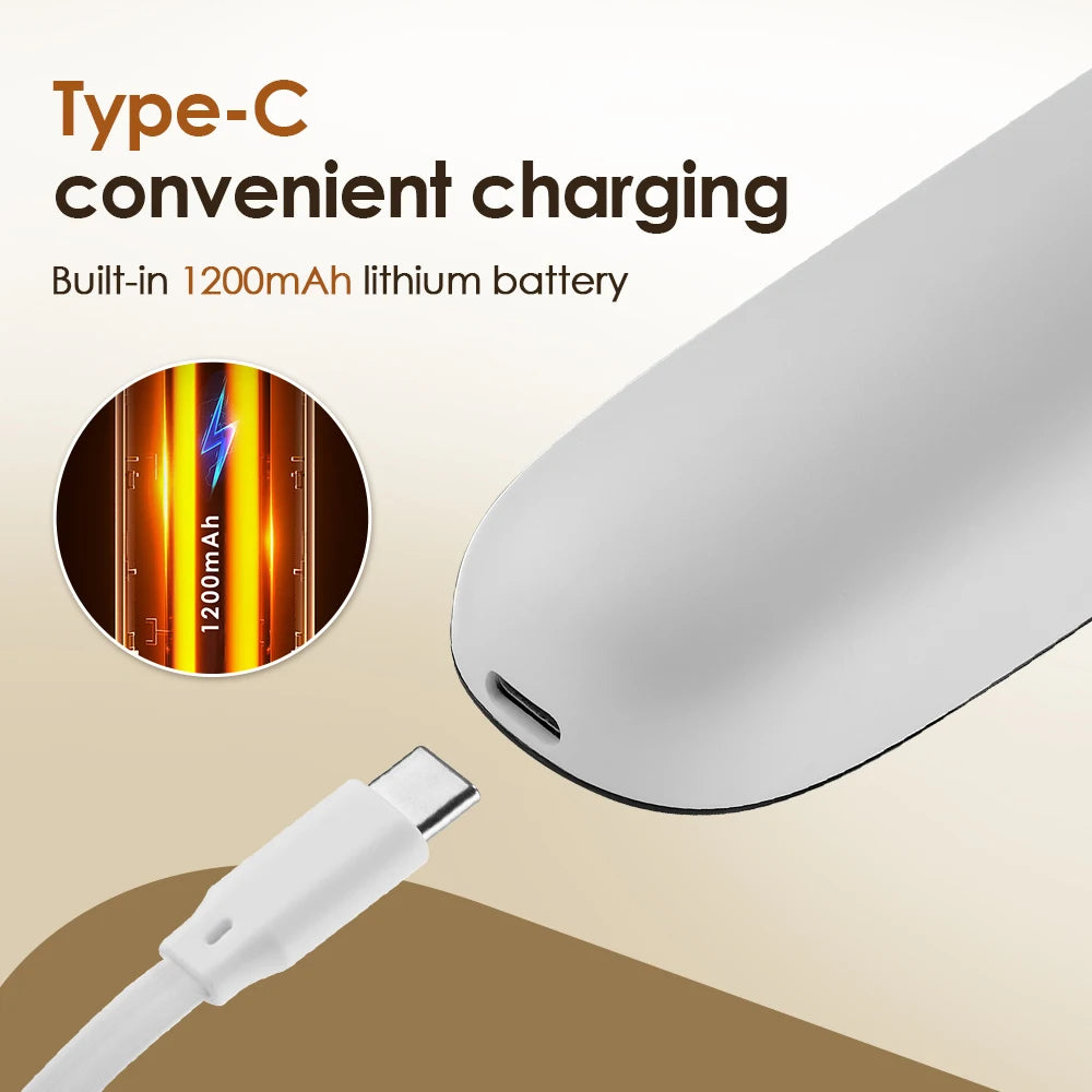 Cordless Electric Fat Remover Body Sculpting and Slimming Massager for Belly Waist Arm Legs Butt Full Body Lifting Tightening USB Charging Care Tool