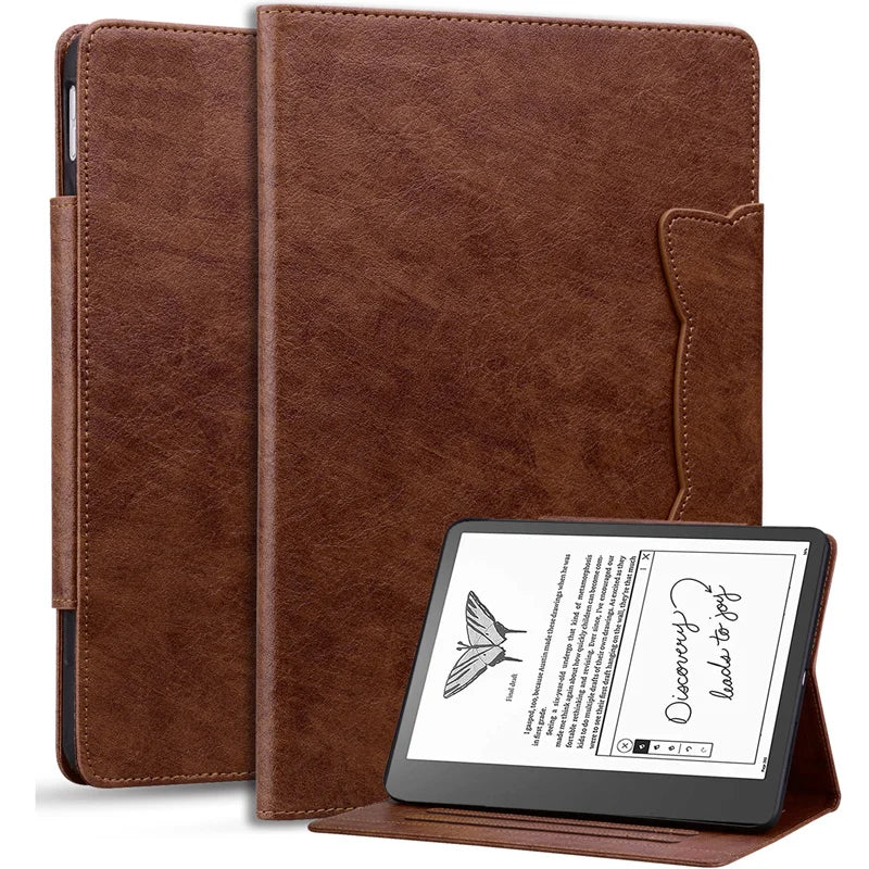 Luxury Leather Wallet Stand Case for Amazon Kindle Scribe 10.2 inch Fashion Protective Cover Scribe 2022 Released Many Colors to Choose From