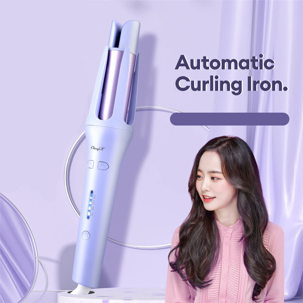Automatic 32mm Professional Auto Rotating Ceramic Hair Curler Roller Curling Iron Wand Hair Waver
