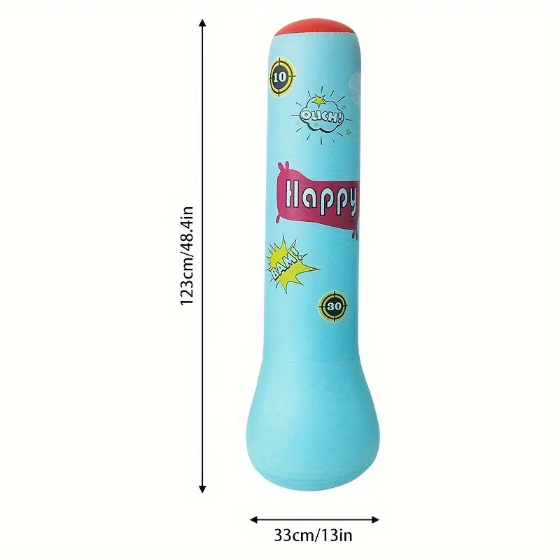Inflatable Bounce Back Action Kids Bopper Punching Bag Boxing Toys for Children