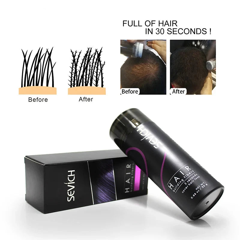 Thickening Hair Building Concealer Fibers Keratin Thicker Anti Hair Loss Products Refill Hair Fiber Powders Growth