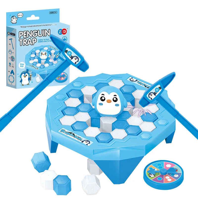 Interactive Mini Ice Breaking Penguin Frog Trap Game Parent Child Party Board Game Birthday Gifts