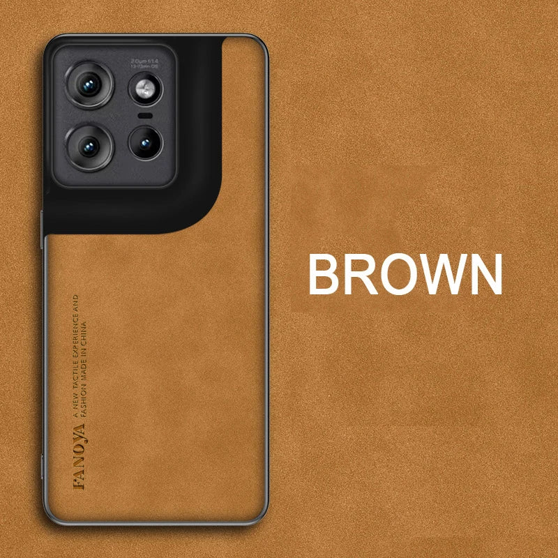 Elegant Leather Phone Case for Lenovo Moto ThinkPhone 25 Protective Shockproof Cover