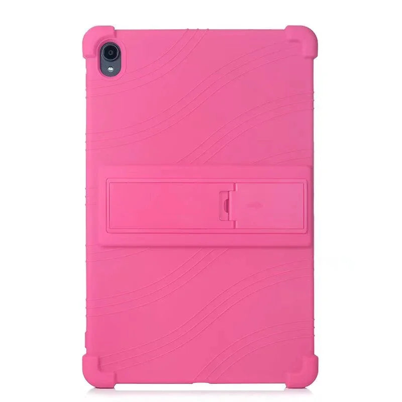 Durable Soft Silicone Case for Nokia T21 T20 T10 Tablets with Kickstand Kids Shockproof Protector Cover