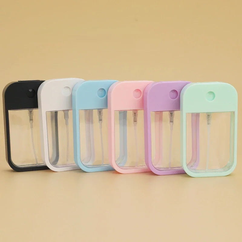 Refillable Travel Size Hand Sanitizer 45ml Spray Bottles Mini Portable Bottle Travel Sub-bottling Cosmetics Press 6 Colors Available