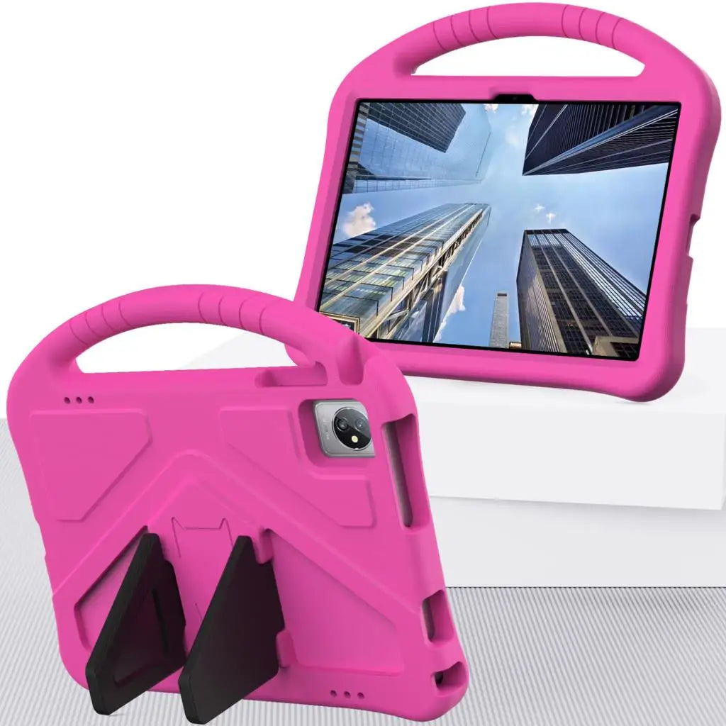 Durable EVA Handle Case for Motorola Moto Tab G70 11.0 inch Tablet PC Kids Safety Shockproof Cover with Rear Kickstand