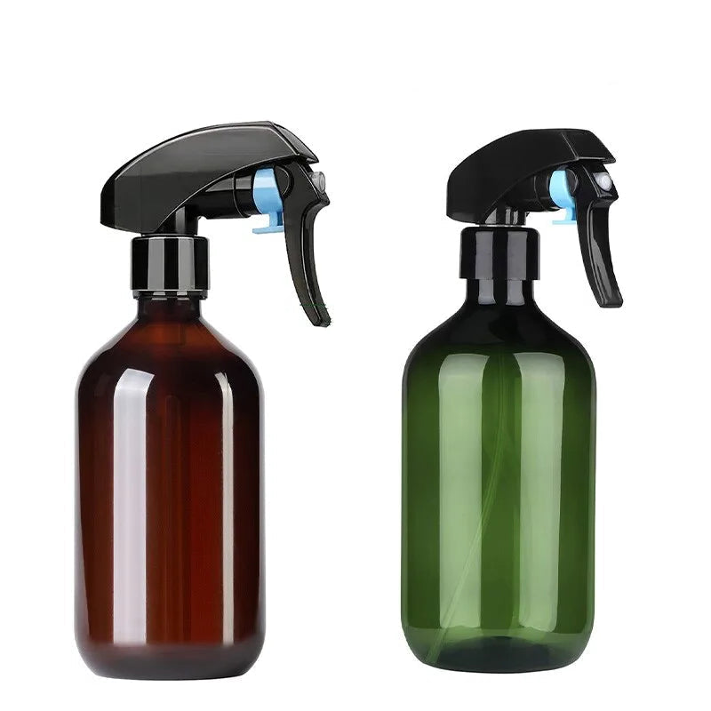 Plastic Refillable Liquid Sprayer Bottles for Hair, Make up, Cleaning Solutions, Plants and Gardening 500ml / 16.9oz Spray Bottle Sub-bottling