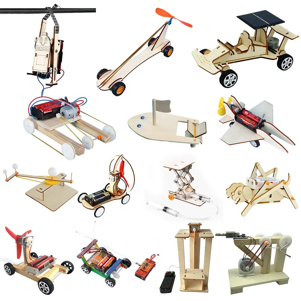 Physics Kids DIY Science Educational Toys Scientific Experiment Kit Hydraulic Lift Table Model School STEM Projects