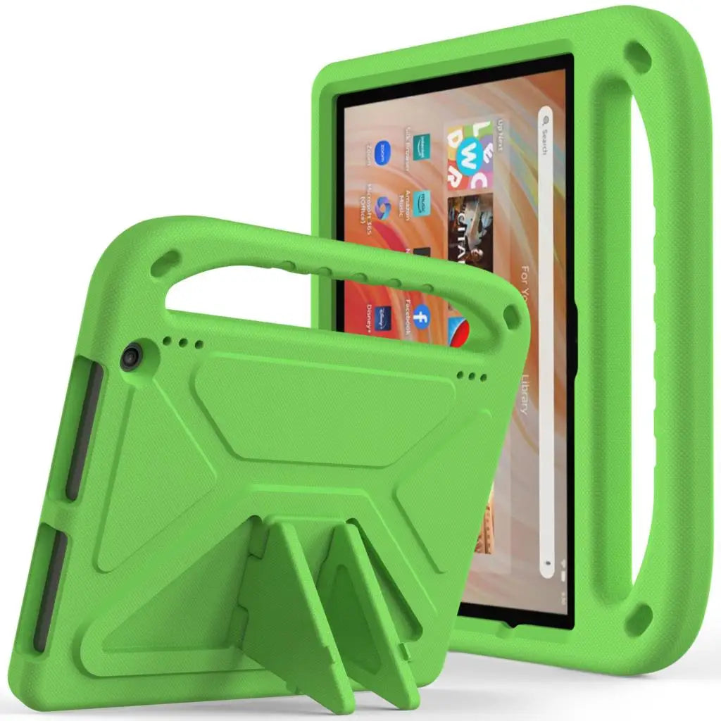 Heavy Duty EVA Handle Stand Case for Amazon Fire Max 11 HD10 HD8 Plus and Fire 7 Kids Proof Extra Protection Tablet Cover