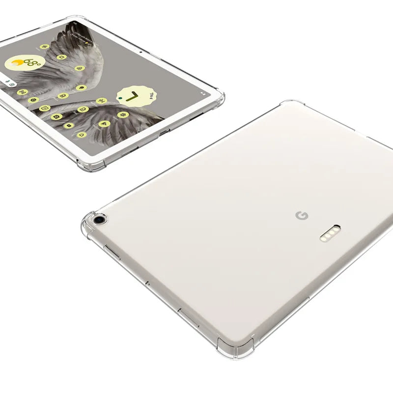 Durable Transparent Soft Silicone Case for Google Pixel Tablet 11 inch Protection Shockproof Shell Skin Cover