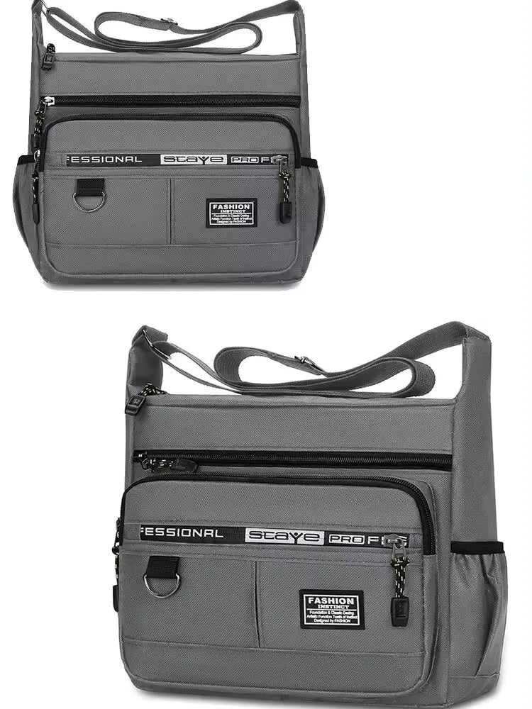 High Quality Men's Single Shoulder Fashion Satchel Bag Business Leisure Storage Crossbody Handbag