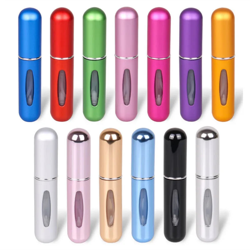 Portable Mini Refillable 5ml Perfume Bottle Spray Scent Pump Cosmetic Containers Atomizer for Travel Tool