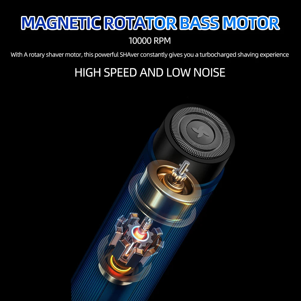 Rechargeable Mini Electric Shaver Razor Epilator for Men Shaving Personal Care Tools