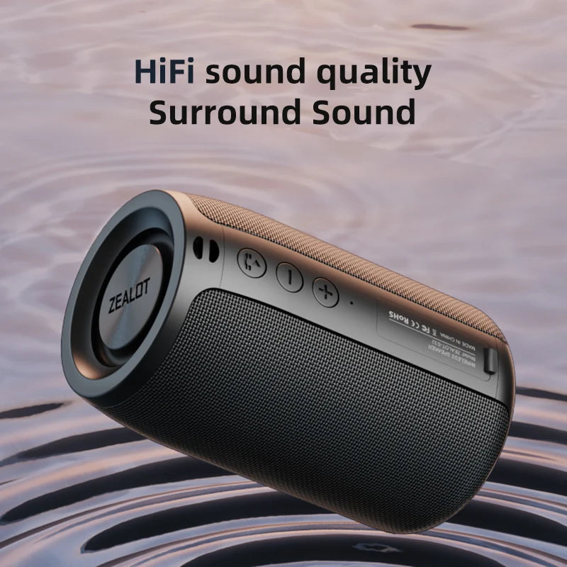 Mini Portable Bluetooth Speaker S32 HIFI Subwoofer Wireless Speaker with FM Radio Column Support TF, TWS, USB