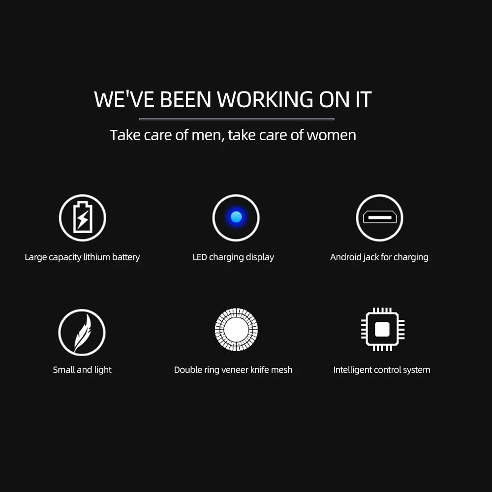 Rechargeable Mini Electric Shaver Razor Epilator for Men Shaving Personal Care Tools