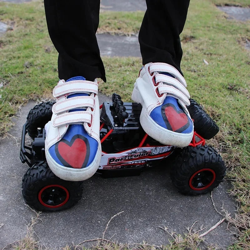 Off Road 4x4 Remote Control RC Cars 4WD 2WD Car Radio Buggy Truck Racing Drift with Led Lights Toys Gift for Boys Girls Children Kids