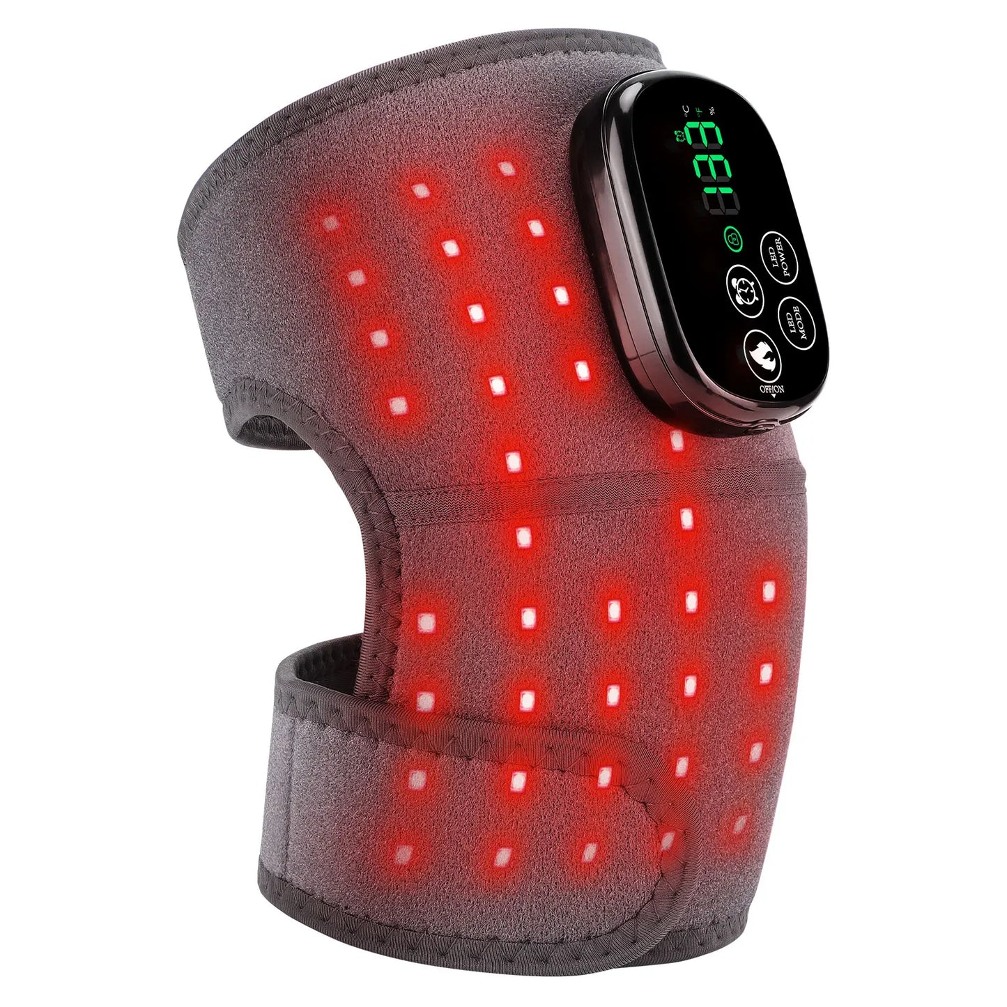 Red Light Heating Multifunctional Infrared LED Electric Vibration Knee Massager Knee Pad Leg Joint Brace Strap