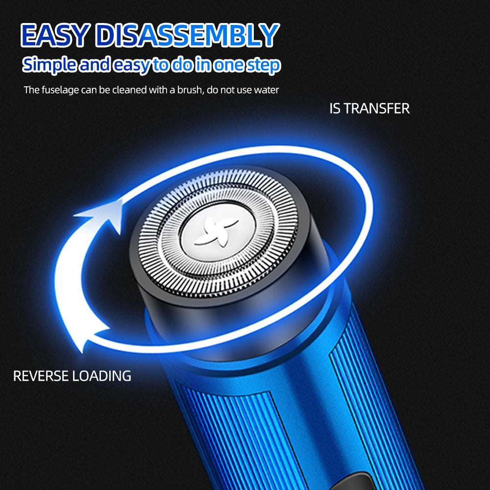 Rechargeable Mini Electric Shaver Razor Epilator for Men Shaving Personal Care Tools