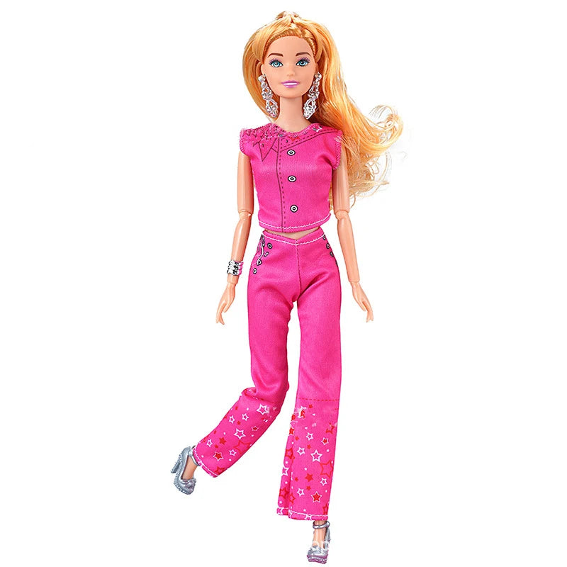 Dress Up Male Female Fashion Dolls Play Time Doll with Clothes Girls BJD Toys Great Gifts 30cm