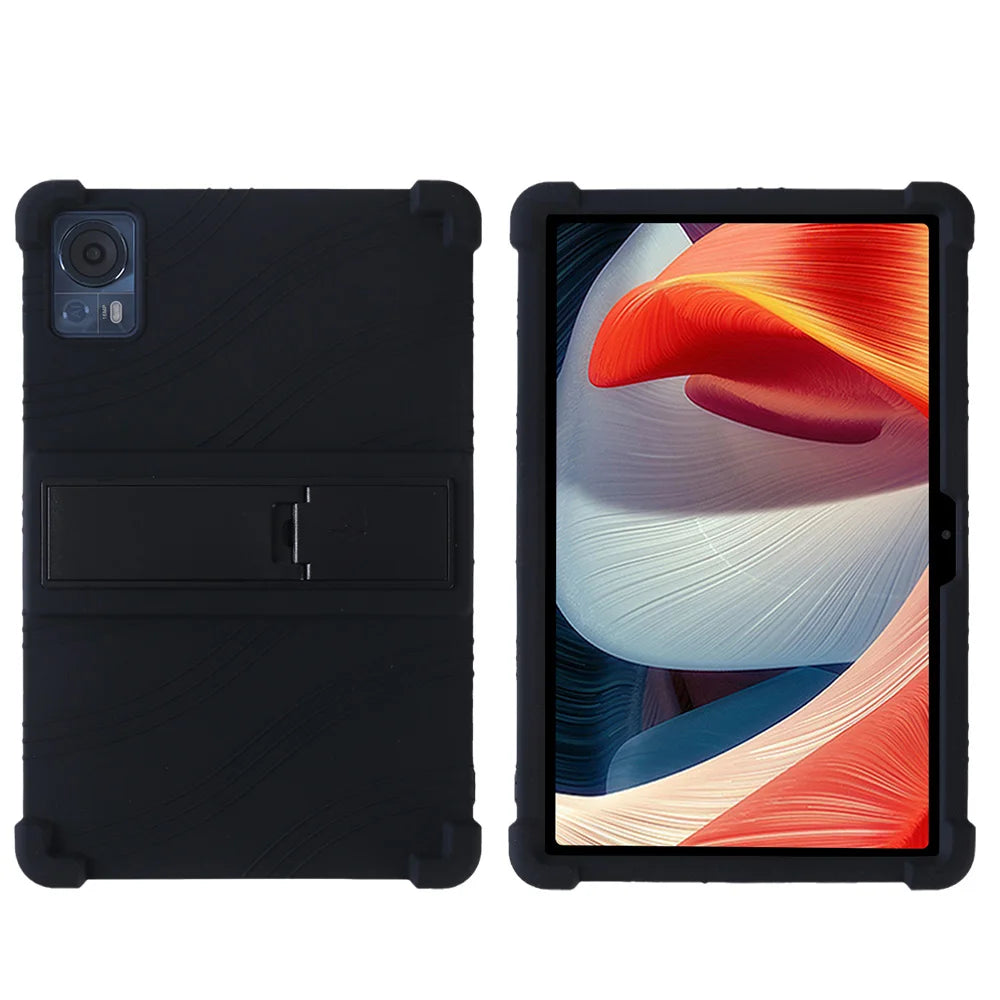 Shockproof Soft Silicone Stand Case for HTC A104 10.36" Tablet Protective Shell Cover