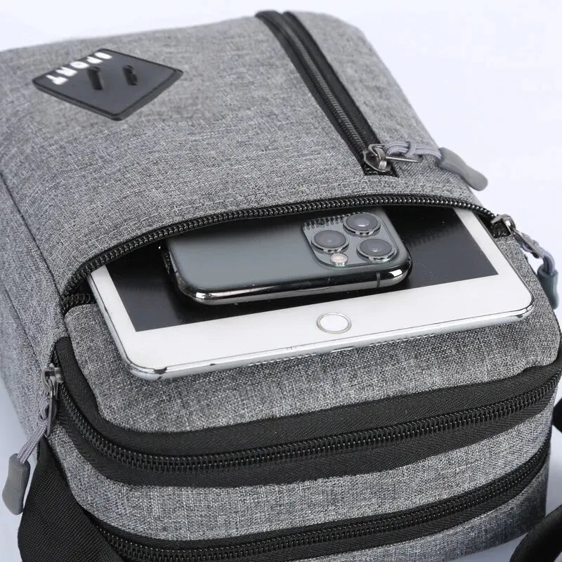 Men's Oxford Cloth Minimalist Satchel Shoulder Chest Bag Outdoor Leisure New Portable Crossbody Bags