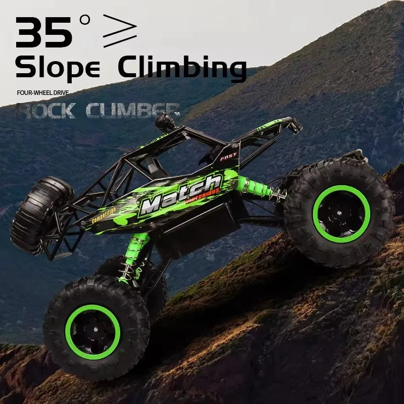 Off Road 4x4 Remote Control RC Cars 4WD 2WD Car Radio Buggy Truck Racing Drift with Led Lights Toys Gift for Boys Girls Children Kids