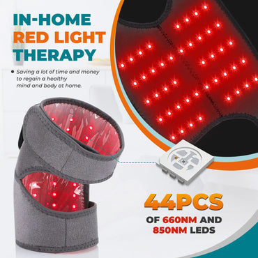 Red Light Heating Multifunctional Infrared LED Electric Vibration Knee Massager Knee Pad Leg Joint Brace Strap
