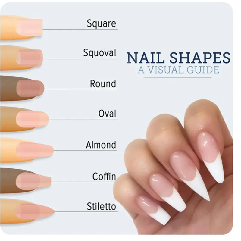 French Tips Nail Art Form Guide Stickers 100pcs Acrylic UV Nail Gel Tips Extension Forms Nail Building Curl Mold Manicure Guides