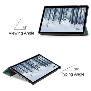 Protective Slim Leather Case for Nokia T21 T20 10.4" inch Tablets Tri-Folding Stand Magnetic Flip Cover