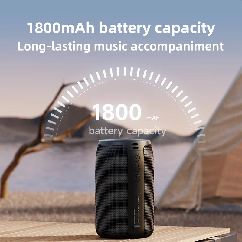 Mini Portable Bluetooth Speaker S32 HIFI Subwoofer Wireless Speaker with FM Radio Column Support TF, TWS, USB