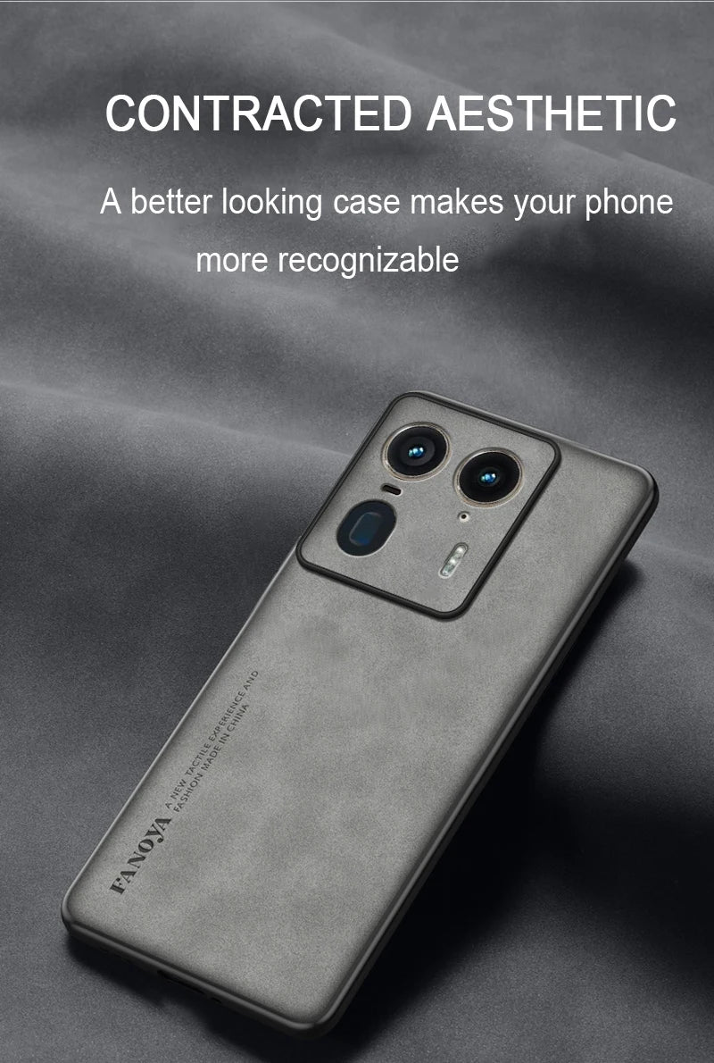 Exquisite Leather Case for Motorola Edge 50 Pro Ultra Edge 40 Neo Edge 30 Anti Drop Anti Slip Cover Protection