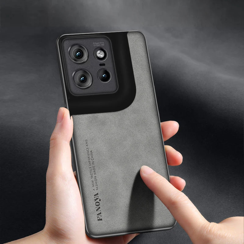 Elegant Leather Phone Case for Lenovo Moto ThinkPhone 25 Protective Shockproof Cover