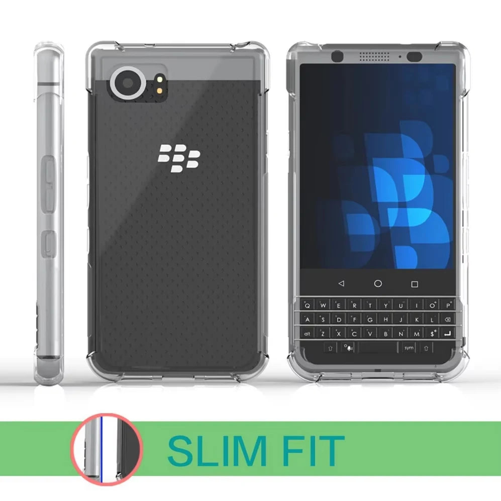 Durable Clear Soft Silicone Phone Case for BlackBerry Keyone / Mercury / DTEK70 Shockproof Protective Cover