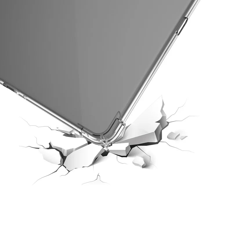 Protective Clear Soft Silicone Case for Amazon Fire Max 11 inch Transparent Slim Back and Edges Tablet Cover