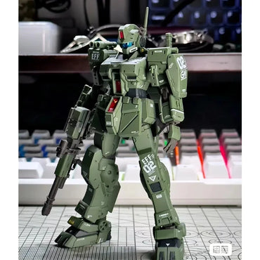 Assembly Action Figures Robot Model Kit RGM-79S GM Spartan Collection Figurine Plastic Model Hobby Doll Toy Gift 1/144
