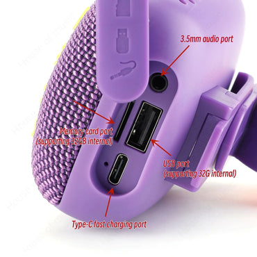 Portable Indoor and Outdoor Waterproof Bicycle Motorcycle Bluetooth Speaker TWS Wireless Mini Bass FM Radio Soundbar Boombox Loudspeaker