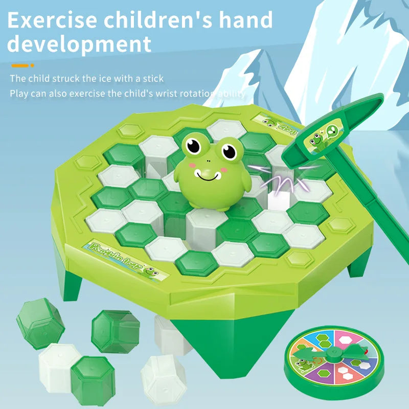 Interactive Mini Ice Breaking Penguin Frog Trap Game Parent Child Party Board Game Birthday Gifts