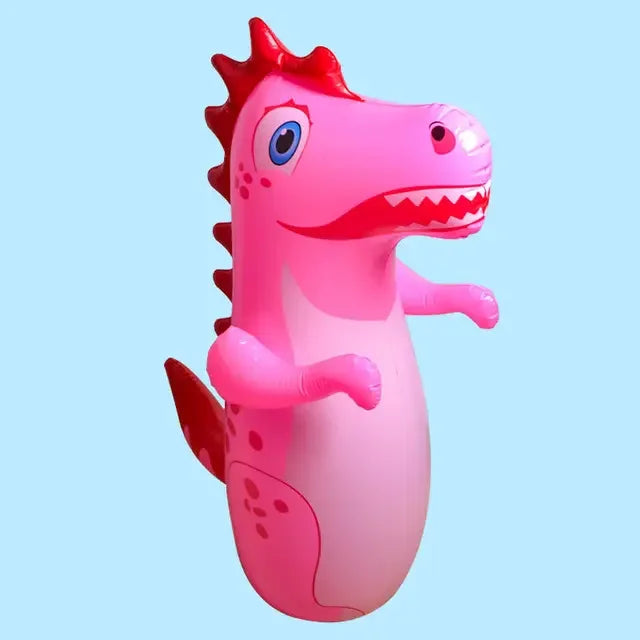 Inflatable Boxing Tumbler Punching Bag for Boys Girls Sport Games Toys Inflatable Dinosaur