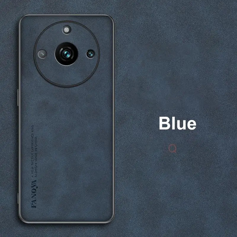 Elegant Leather Phone Case for Realme 11 10 9 8 Pro Plus, GT Neo 2 3 Protective Shockproof Cover