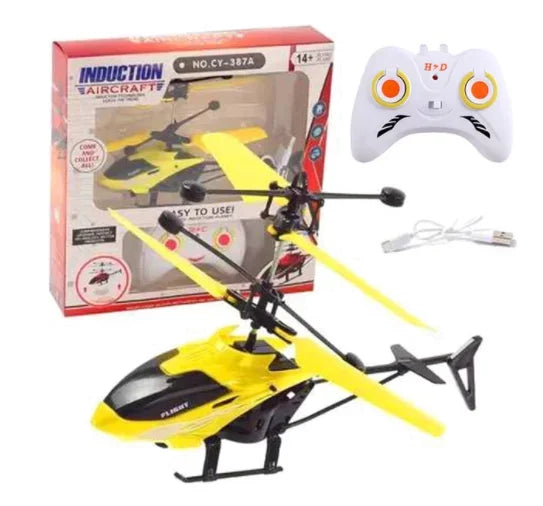 Mini RC Remote Control Helicopter Drone Safe Fall-Resistant RC Rechargeable Drone Children Adults Toys