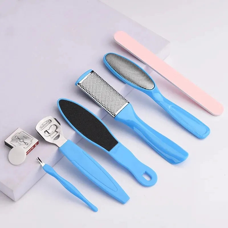 Professional 8-in-1 Pedicure Manicure Tools Set Fingernail Toenail Clippers, Scraper, Callus Remover, Dead Skin Remover File Suitable For Home And Salon Care