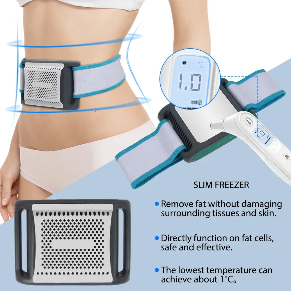 Anti Cellulite Cryotherapy Abdominal Cold Therapy Muscle Stimulator Massager Lipo Machine Dissolve Fat Body Slimming Criolipolisis