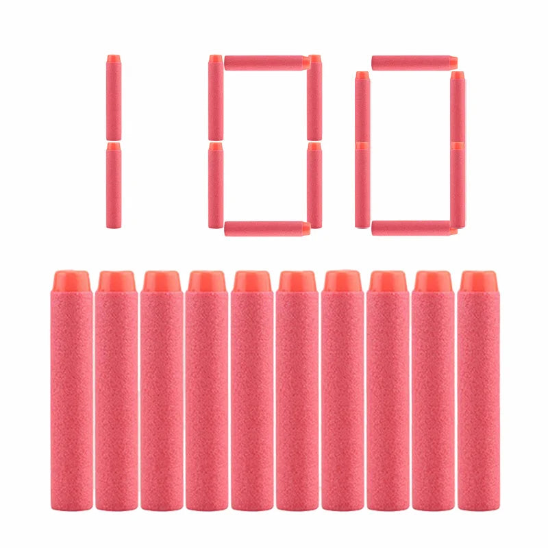 Electric Darts Airsoft Nerf Gun Blaster Toy for Boys Children 7.2cm Foam Safe Bullets Magazine Darts and Target