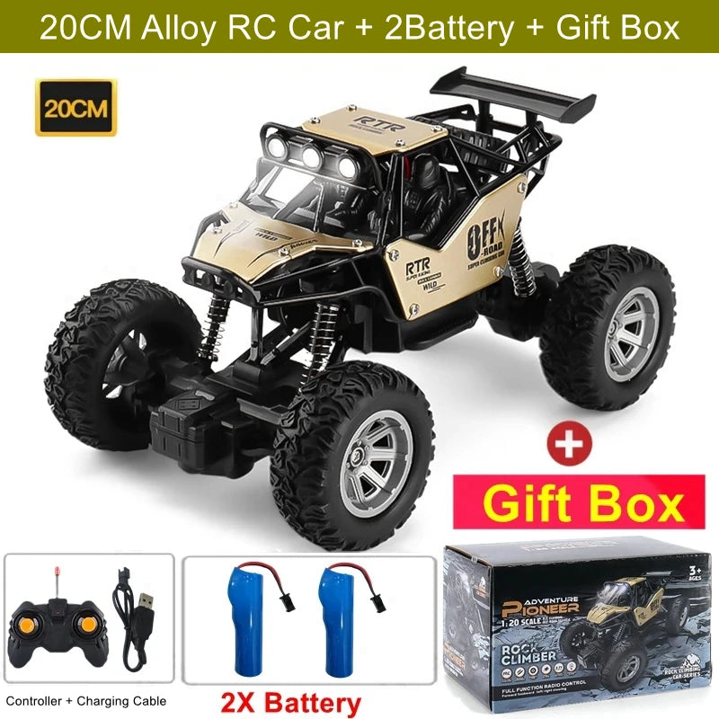 Off Road 4x4 Remote Control RC Cars 4WD 2WD Car Radio Buggy Truck Racing Drift with Led Lights Toys Gift for Boys Girls Children Kids