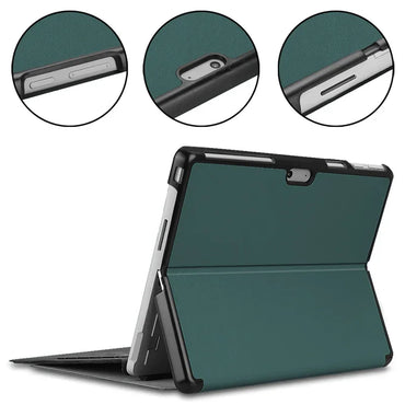 Durable Polycarbonate Plastic Case for Microsoft Surface Pro 11 10 9 Case 13 Inch Flip Stand Hard PC Back Tablet Cover