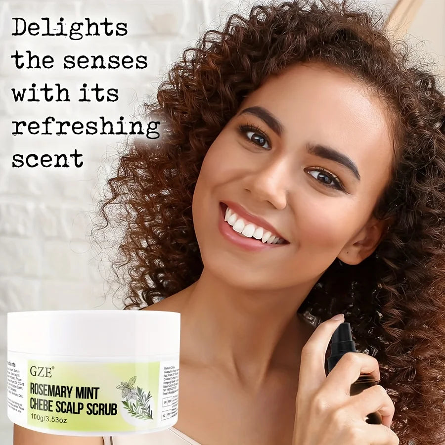 Rosemary Mint Exfoliating Scalp Scrub, Scalp Exfoliator for Build Up, Hair Exfoliating Scrub for Scalp Hair Care