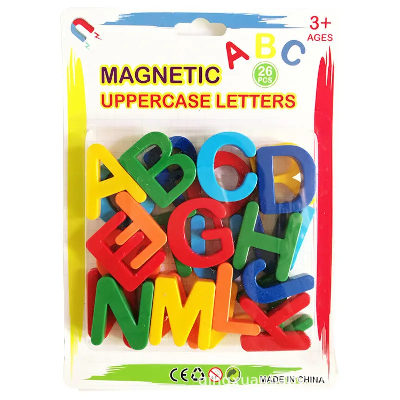 Educational Magnetic Learning Alphabet Numbers Refrigerator Plastic Figures Letters Toddlers Kids Learning Spelling Counting Toys