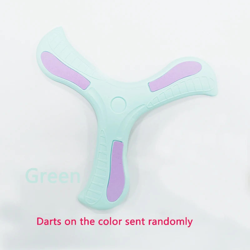 Soft Durable Boomerang Flying Disc Three-leaf Outdoor Adult-kids Fun Interactive Sports Toy Gift