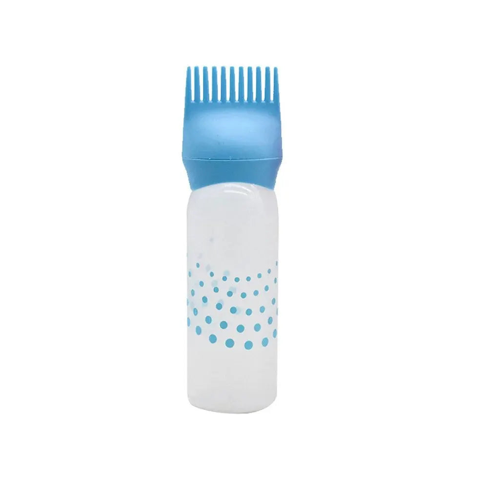 Non-Stick Hair Dyeing And Perming Root Comb Applicator Bottle With Scale Dry Cleaning Rinse Bottle Hair Salon Special Potion Care 160ml