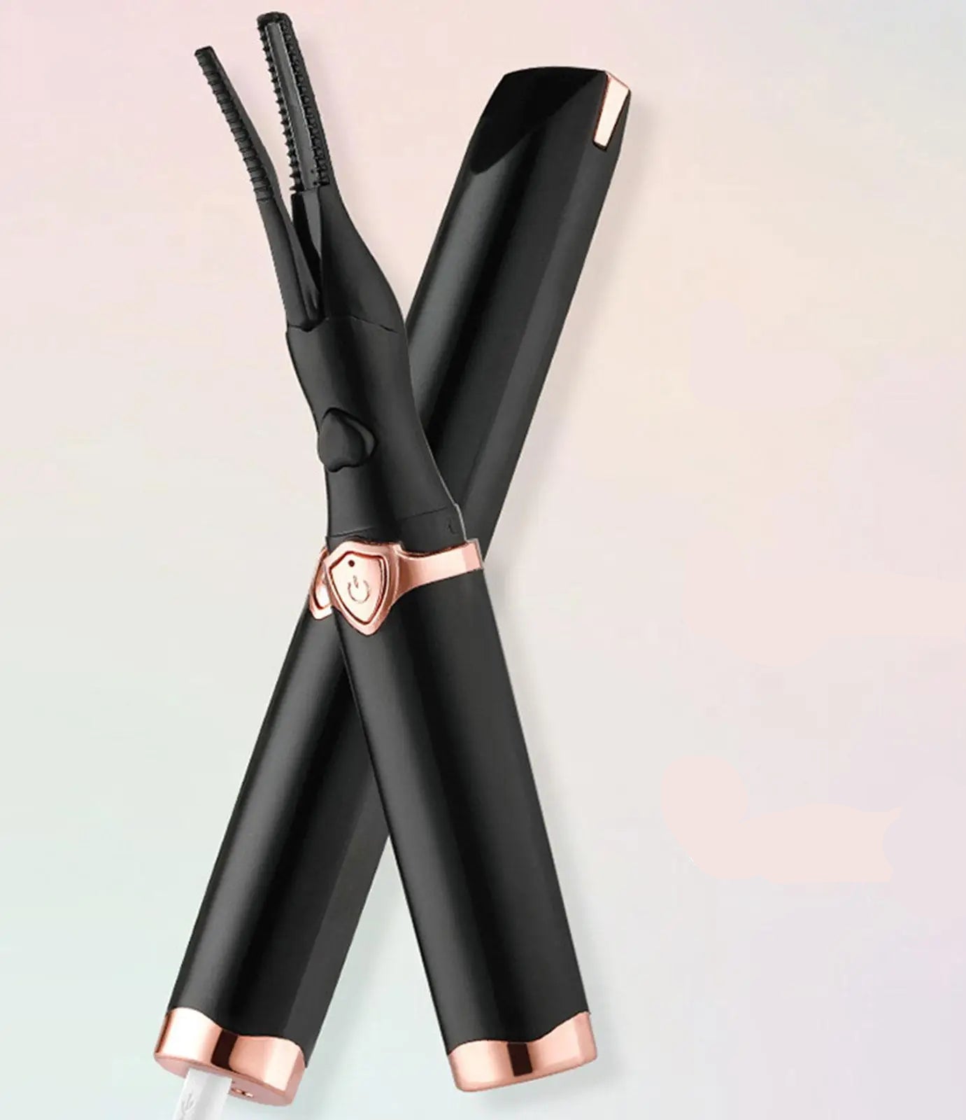 Electronic USB Portable 3 Temperature Mode Heated Eyelashes Curling Tool Comb Natural Fake Eye Lash Curler Beauty Care Tool